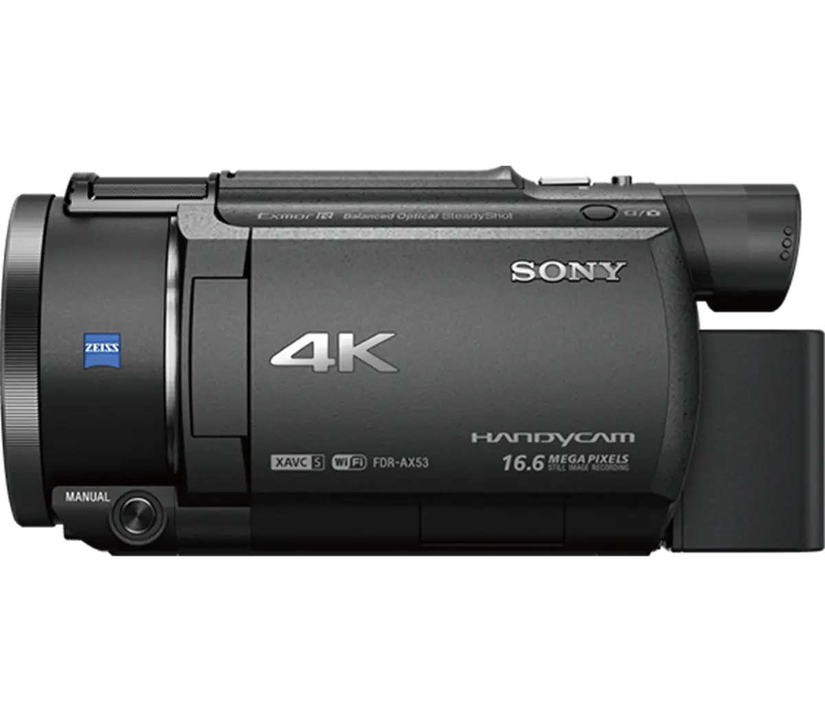 AX53 4K Handycam® with Exmor R® CMOS sensor