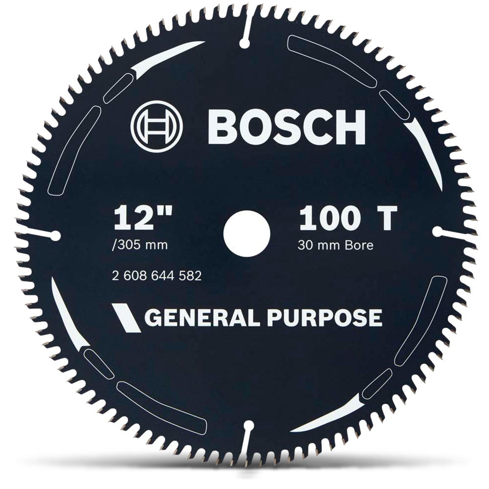BOSCH 305mm 100T TCT Circular Saw Blade for Wood Cutting - GENERAL PURPOSE
