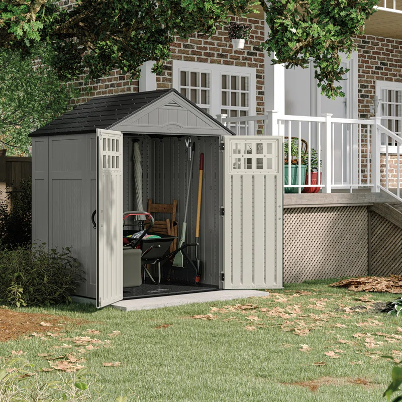 Suncast 6 ft. x 5 ft. Resin Storage Shed