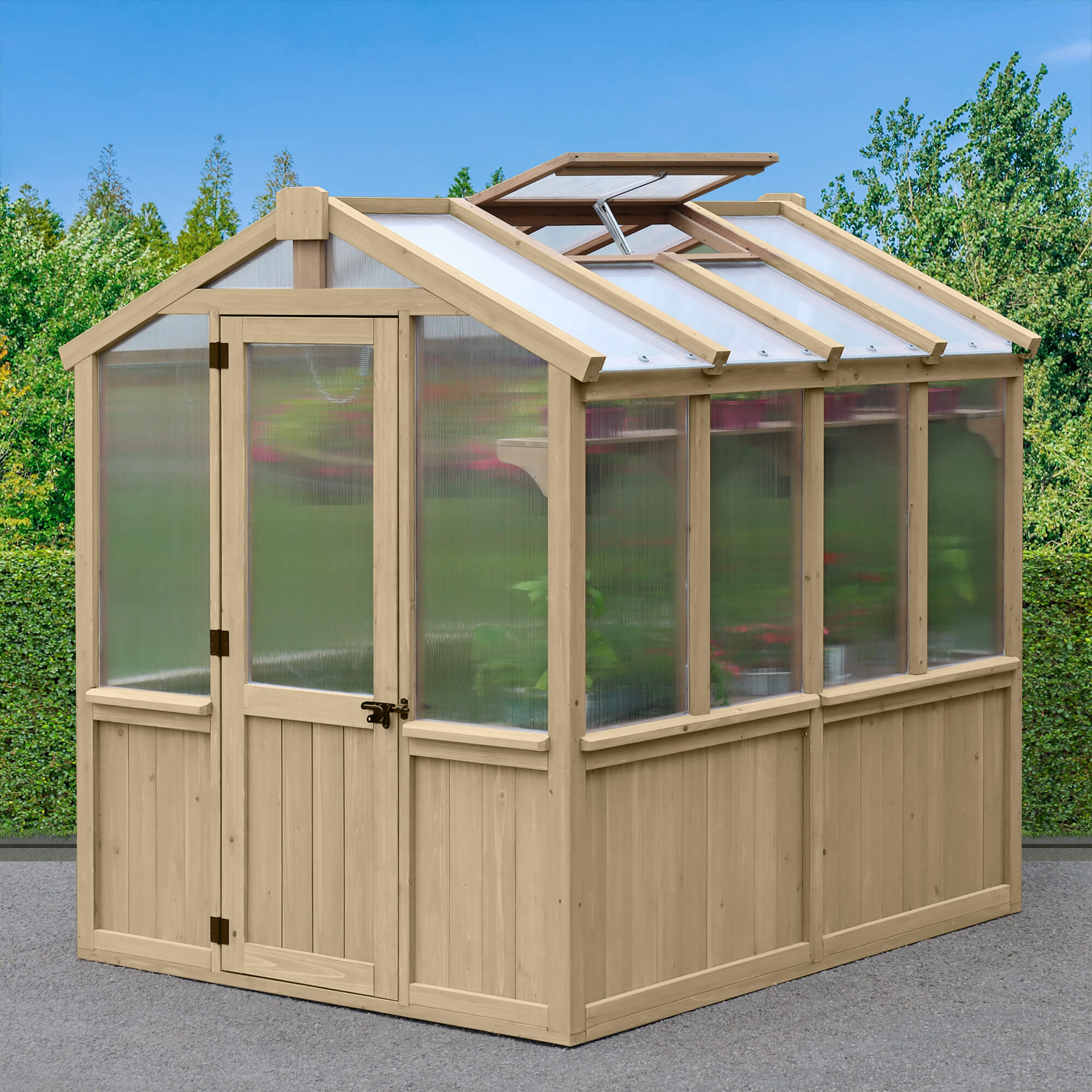 Yardistry 6.7' x 6' Meridian Greenhouse