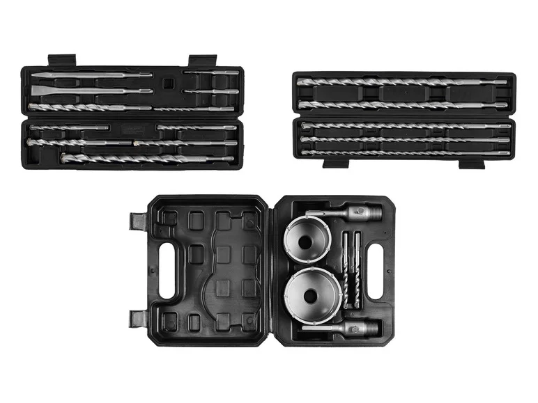PARKSIDE Jeu de forets-marteaux-burins ou forets-marteaux ou couronnes de forage