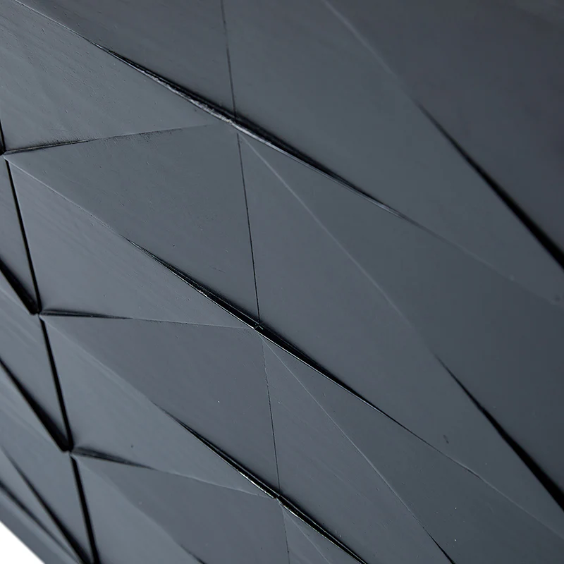 Beat Mid-century Modern 4-door Sideboard with Adjustable Shelf