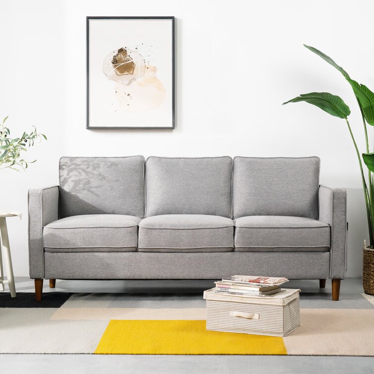 Hana 73” Square Arm Sofa