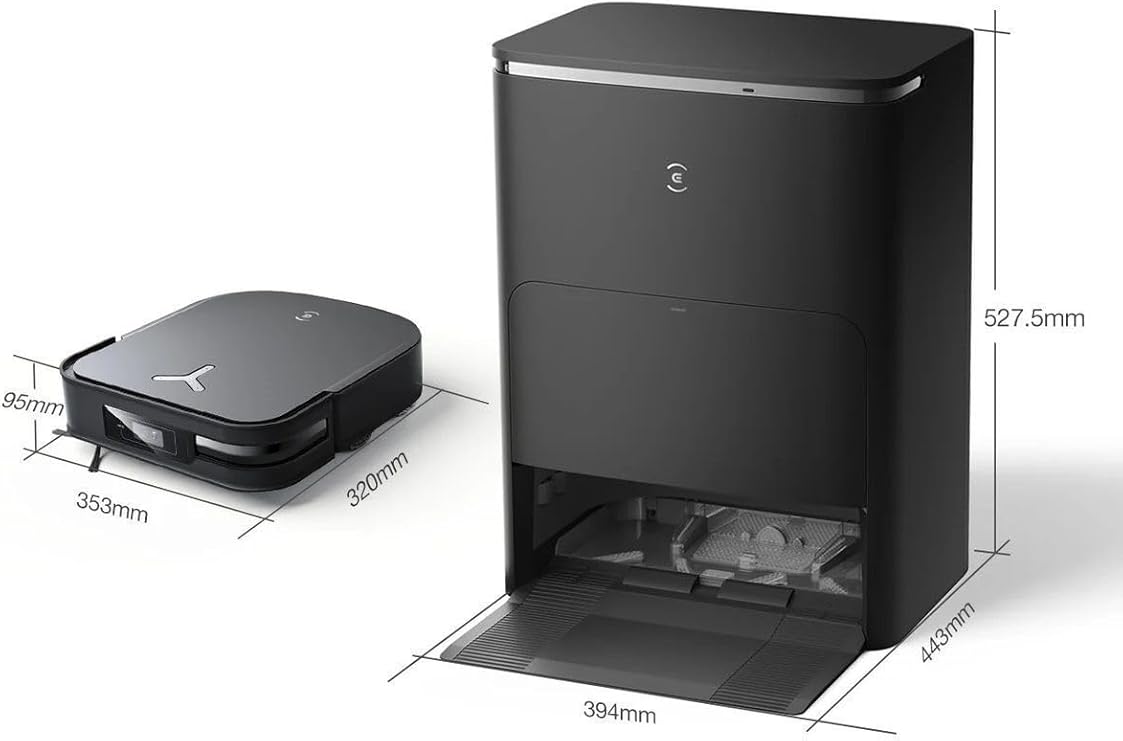 ECOVACS DEEBOT X2 OMNI | 8000pa,15mm Auto Mop Lifting, Auto Empty, 55°C Hot Water Washing, Hot Air Drying