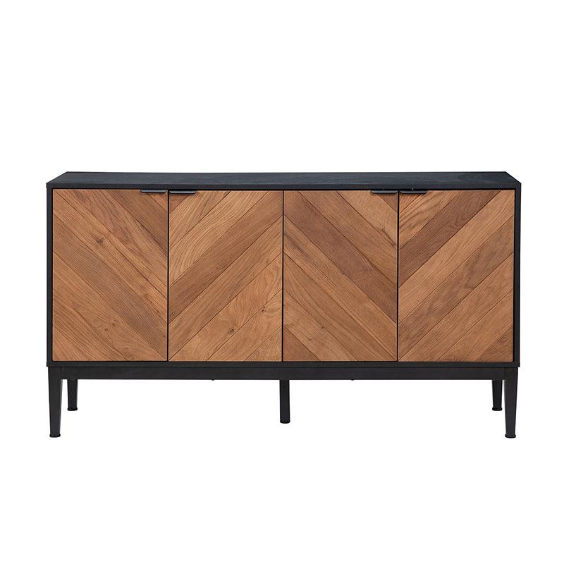 Mila 55 Wide 4 Door Sideboard with Storage