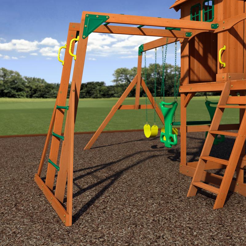Springboro Wooden Swing Set