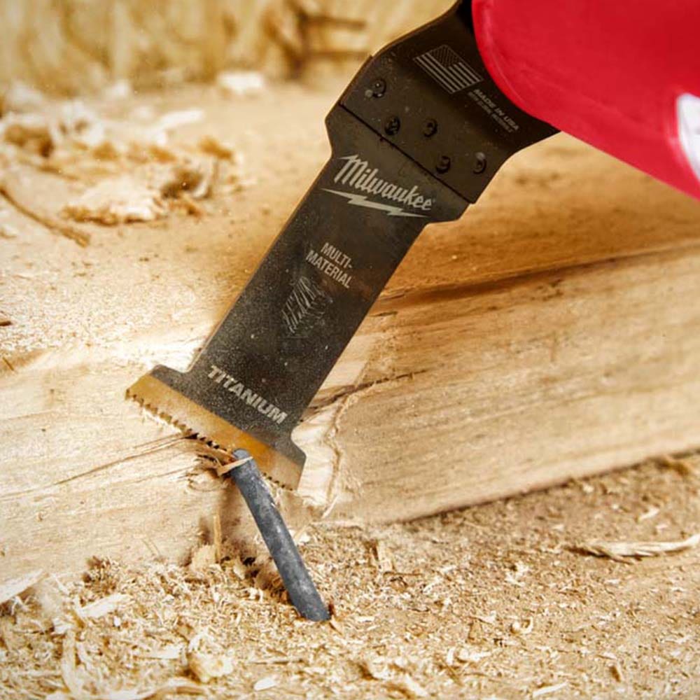 MILWAUKEE 3 piece 35mm OPEN-LOK Titanium Enhanced Bi-Metal Multi-Material Blade 49251233