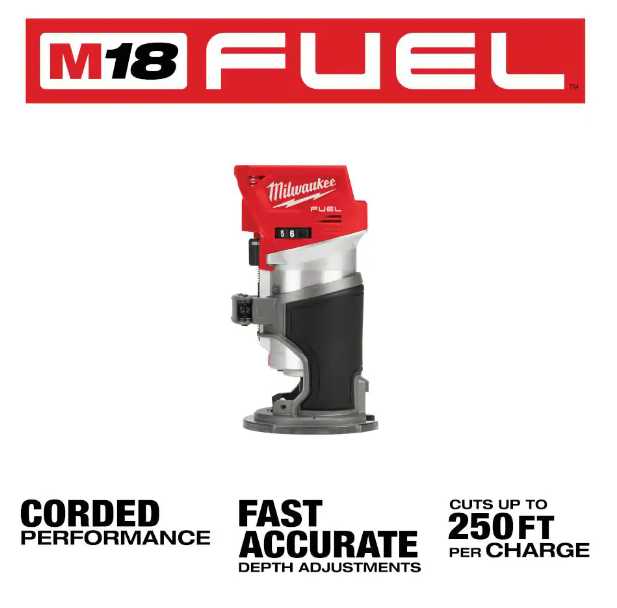 M18 FUEL 18V Lithium-Ion Brushless Cordless Compact Router