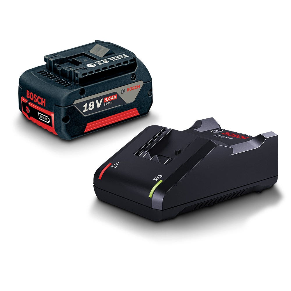 BOSCH 18V 1 x 5.0Ah Battery Starterpack GAL 18V 40 0615990M1Z