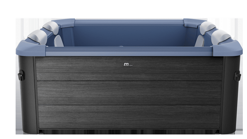 BRAST® Whirlpool MSpa Oslo Plus XXL with Fixed Outer Wall LED Lighting 20 Adjustable Colours for 6 People 180 x 180 x 65 cm