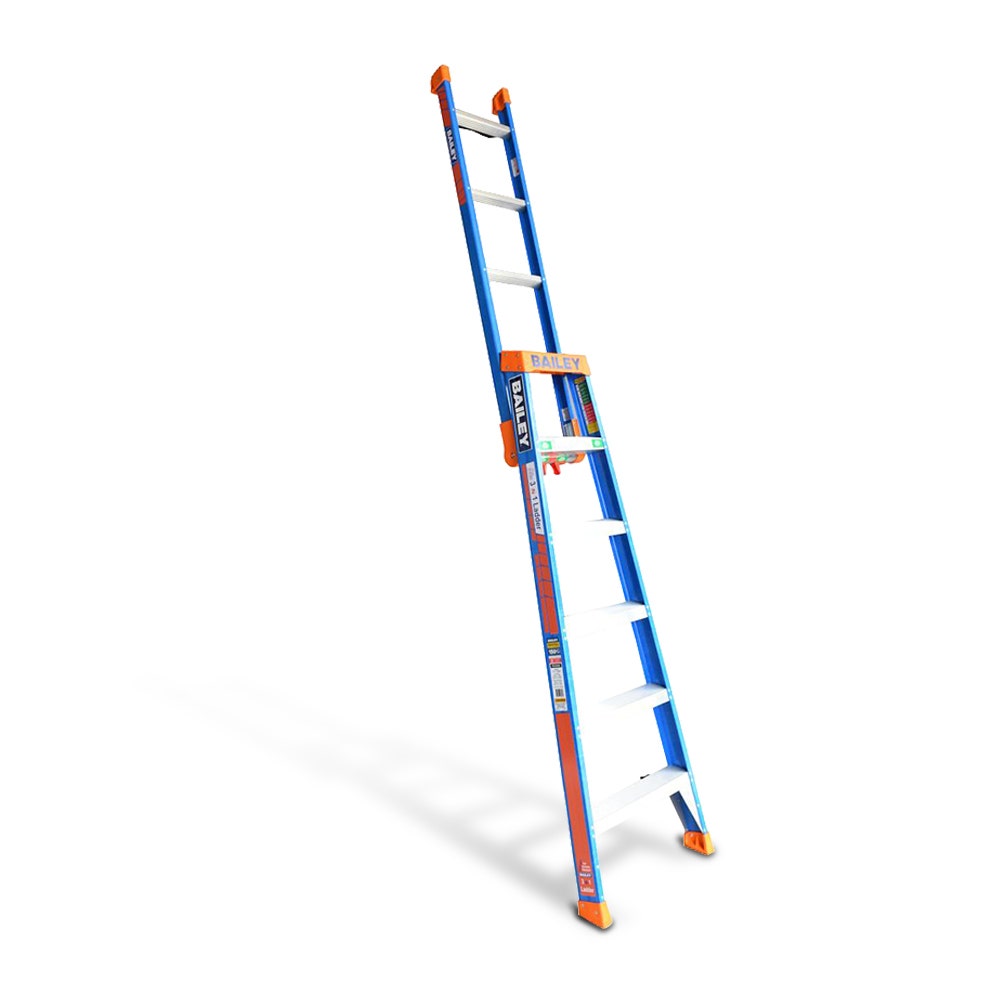 BAILEY 1.8m SLS 3-in-1 150kg Fibreglass Ladder FS13884
