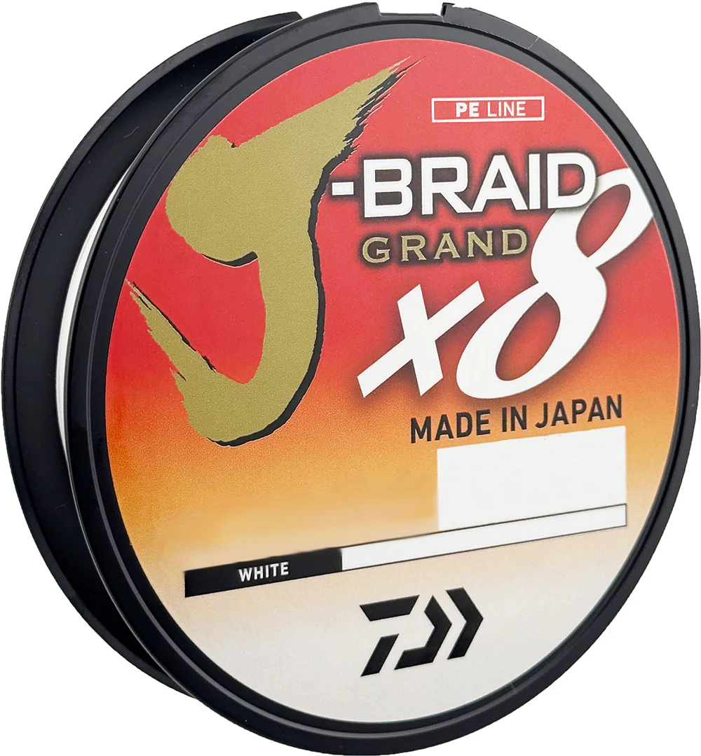 Daiwa J-Braid Grand x8 Braided Line White