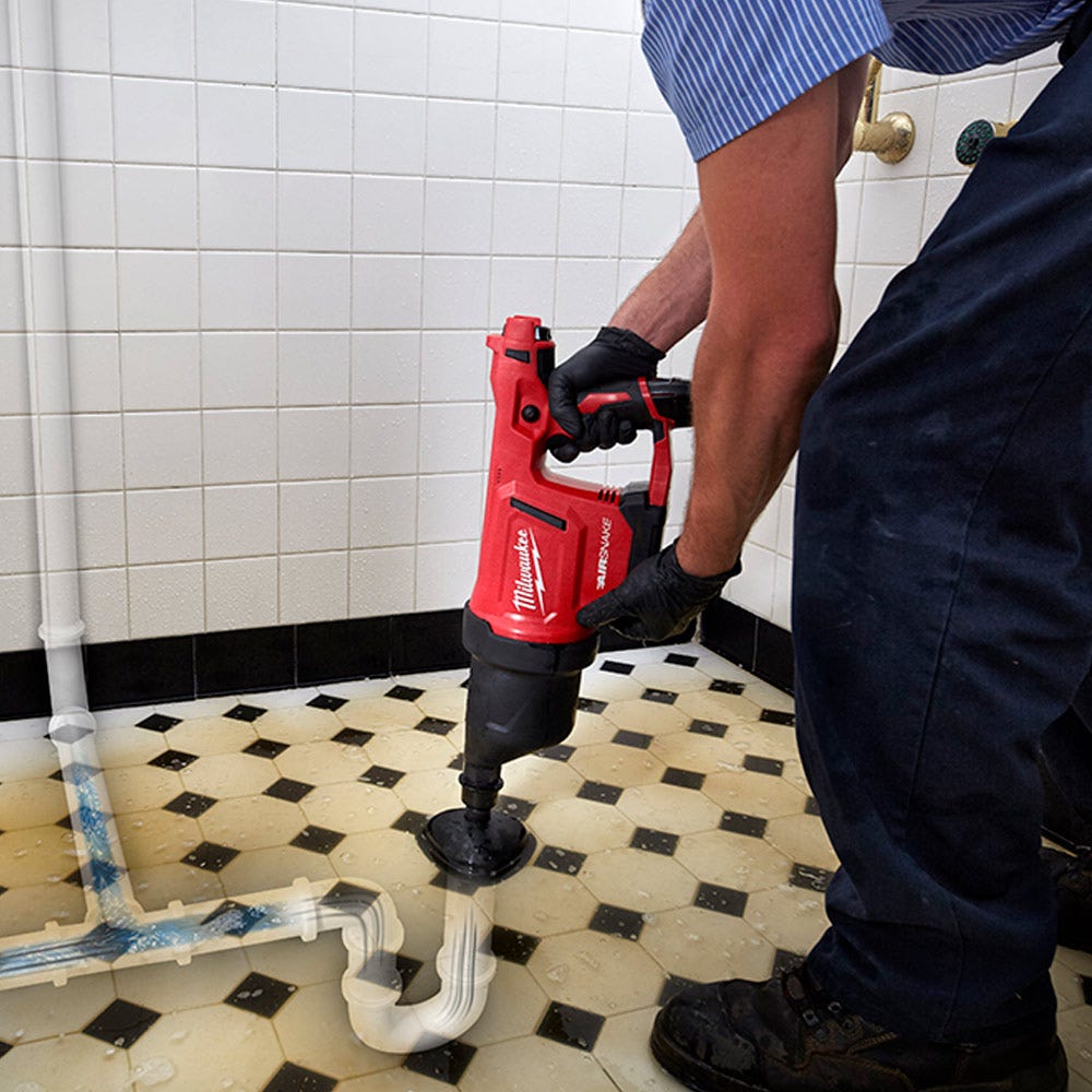 MILWAUKEE 12V Airsnake Drain Cleaning Air Gun Skin M12DCAG-0