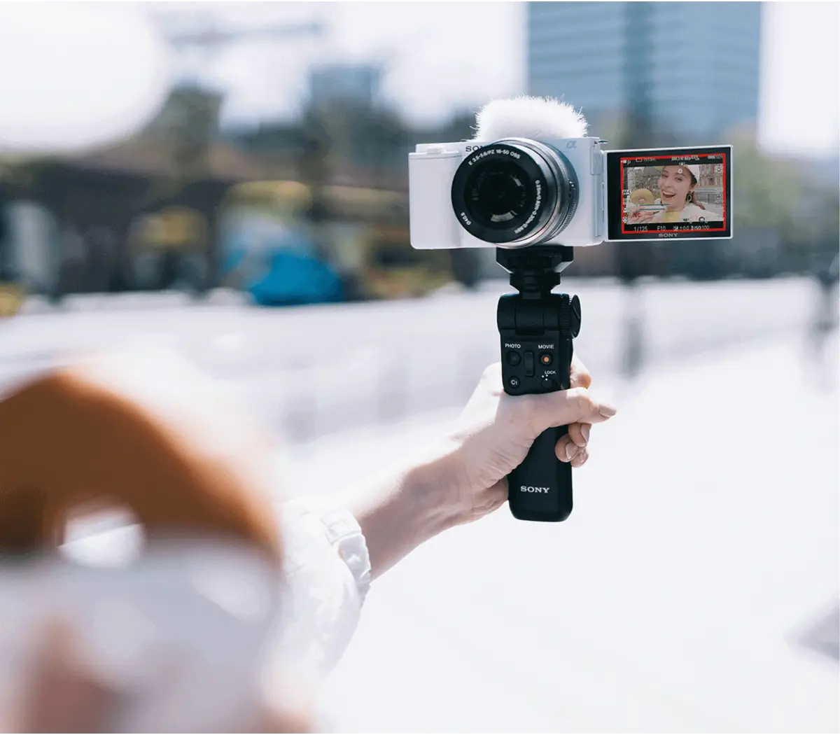 Alpha ZV-E10 - APS-C Interchangeable Lens Vlog Camera 24MP, 4K/30p, Vlog style camera