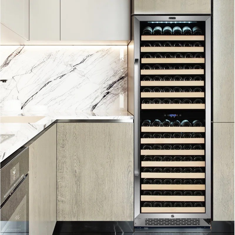 Whynter 164 Bottle Dual Zone Built-In Wine Refrigerator