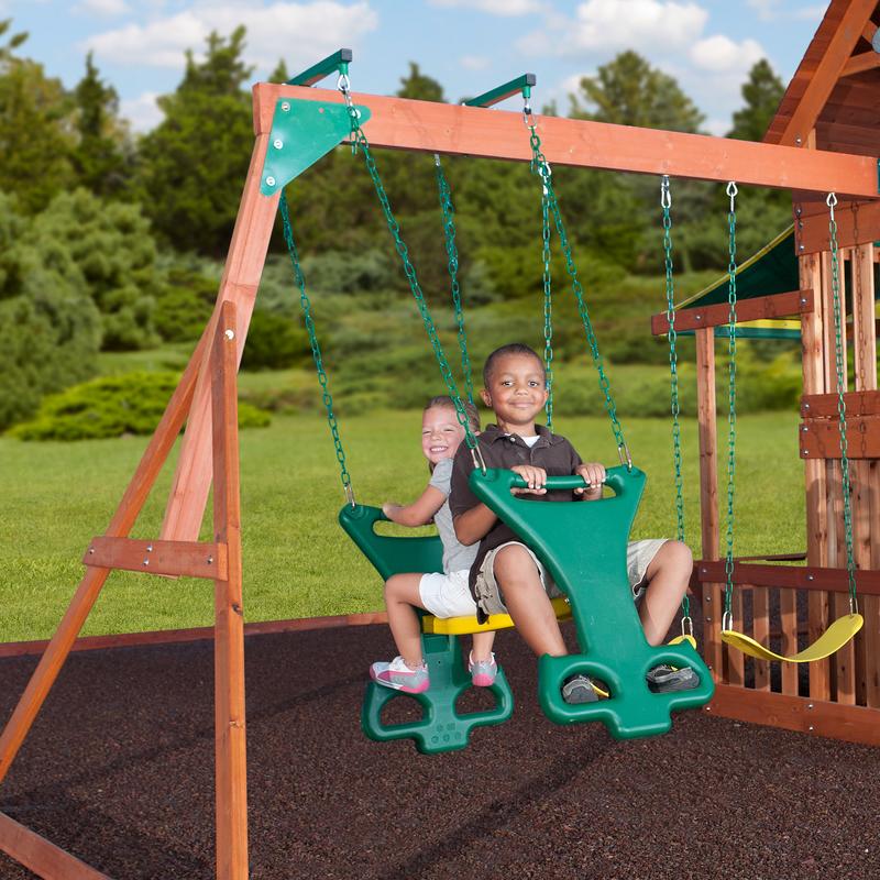 Saratoga Wooden Swing Set