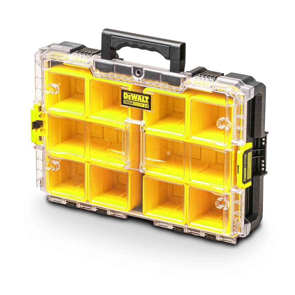 DEWALT Toughsystem 2.0 Clear Lid Organiser DS100 DWST83394-1