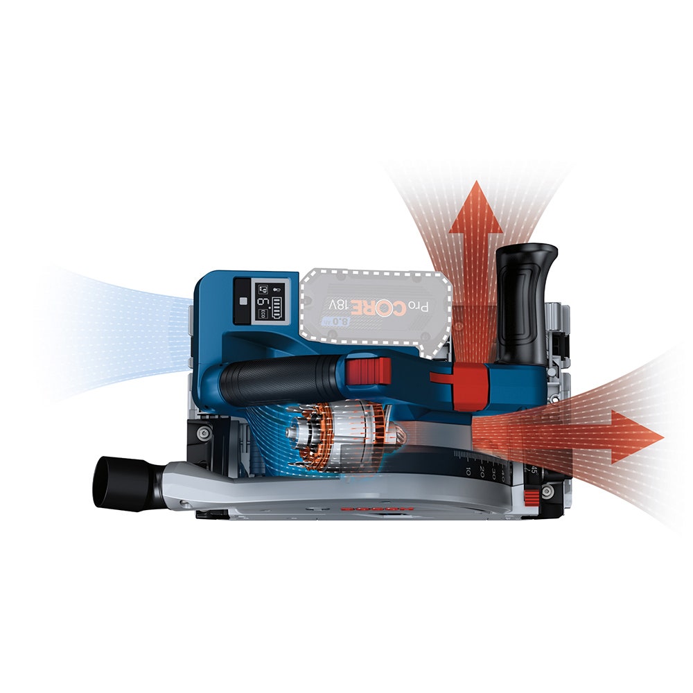 BOSCH 18V BITURBO Brushless Plunge Saw Skin - GKT 18V-52 GC