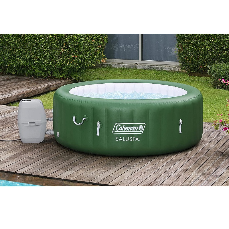 SaluSpa Inflatable Hot Tub | Portable Hot Tub W/ Heated Water System & Bubble Jets | Fits up to 6 People