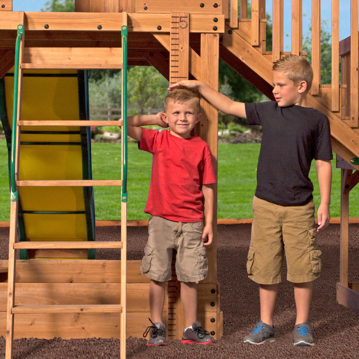 Malibu Wooden Swing Set