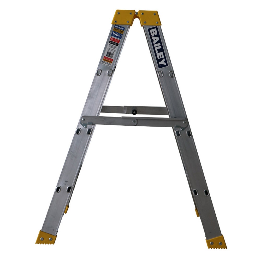 BAILEY 1.2m 150kg 4 Step Pro Double Sided Stepladder FS13961