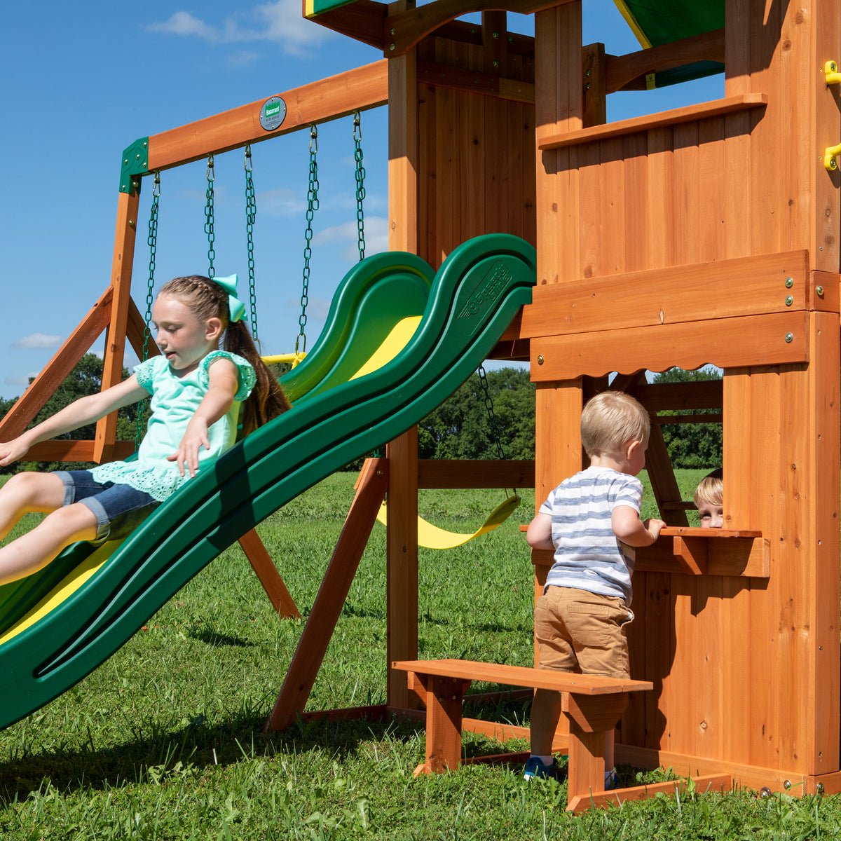 Somerset Wooden Swing Set