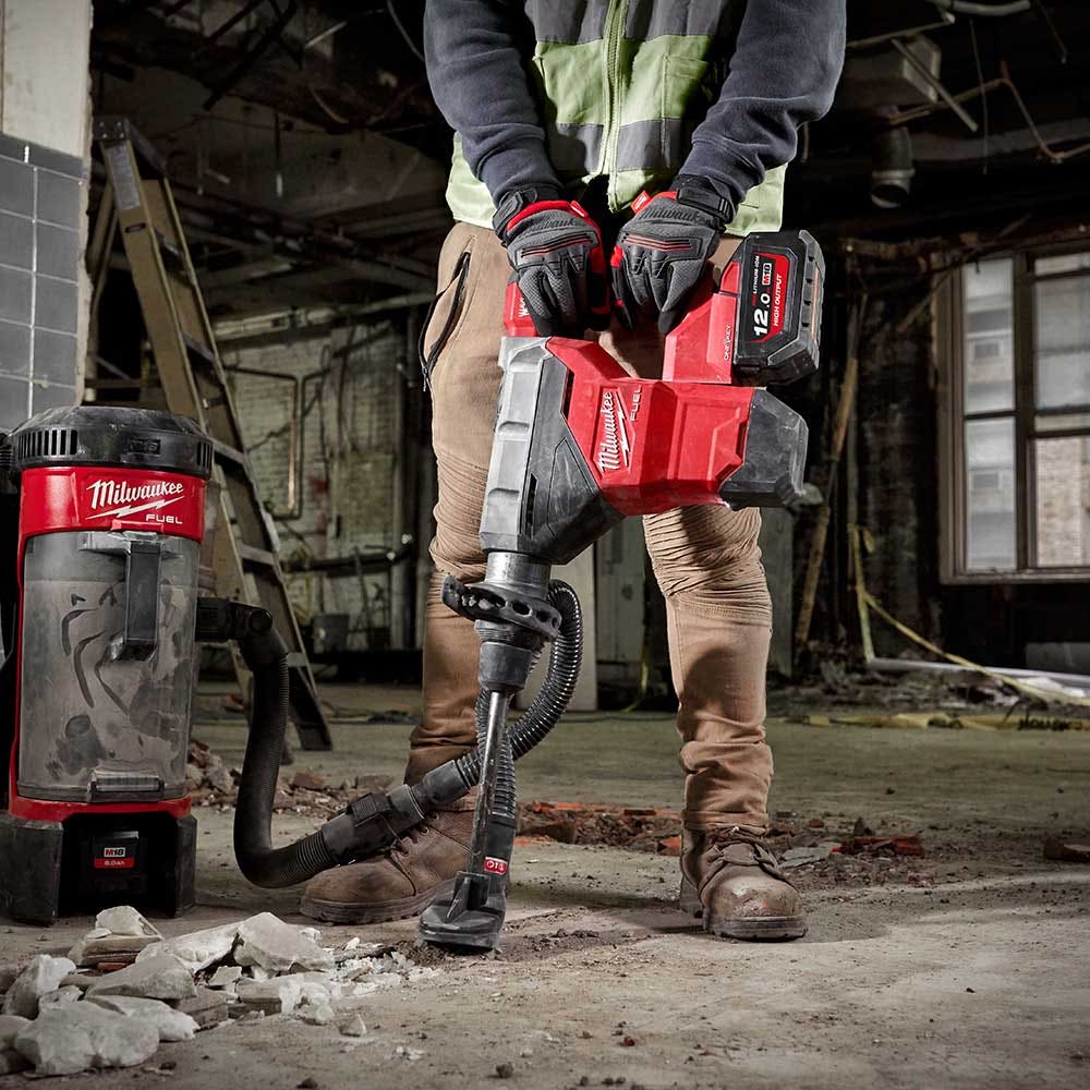 MILWAUKEE 18V FUEL™ 2 x 12.0Ah 44mm SDS Max Rotary Hammer Kit M18FHM-122C