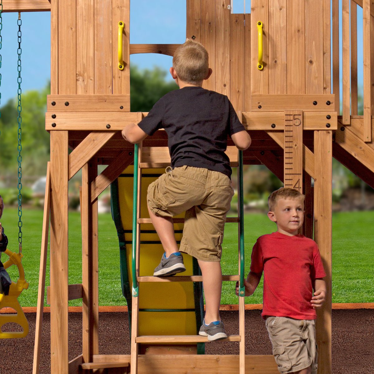 Malibu Wooden Swing Set