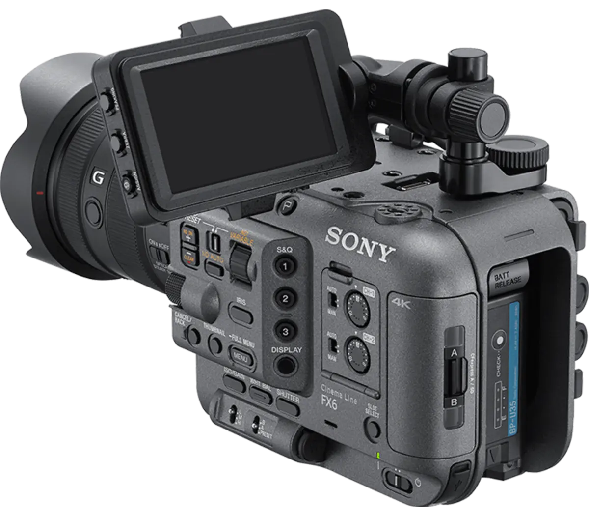 Sony FX6 Cinema Line Full-frame Camera and Kit Lens