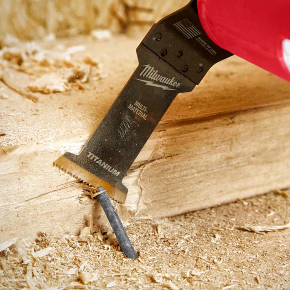 MILWAUKEE 35mm OPEN-LOK Titanium Enhanced Bi-Metal Multi-Material Blade 49251231