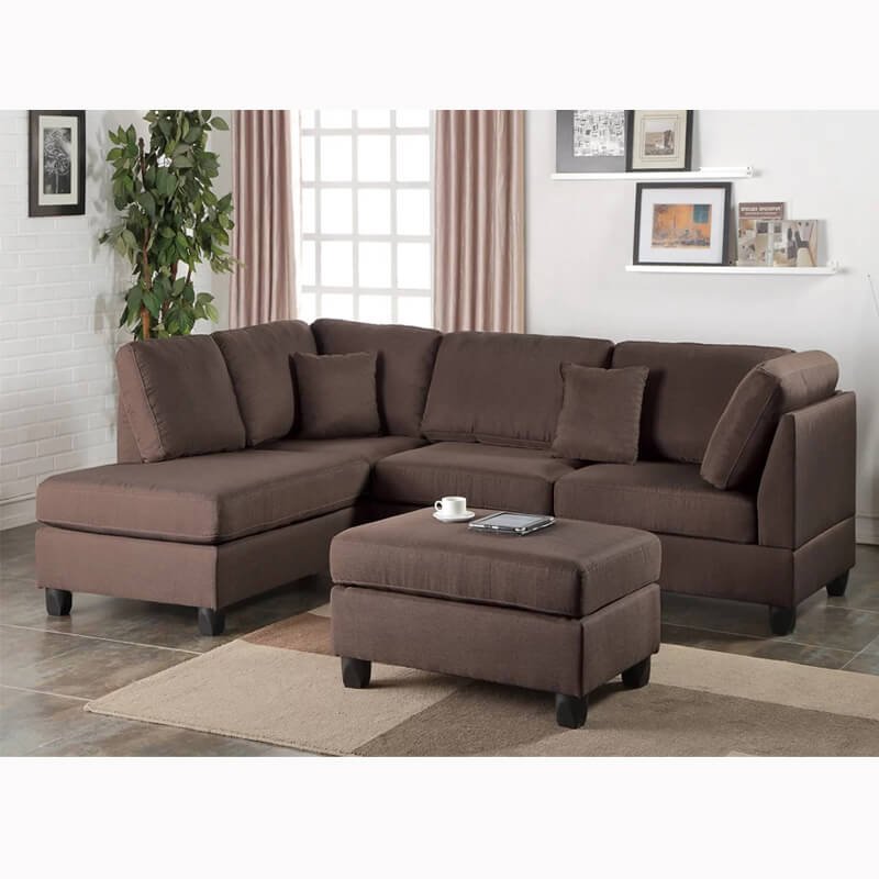 Hemphill 104 Wide Reversible Sofa & Chaise With Ottoman