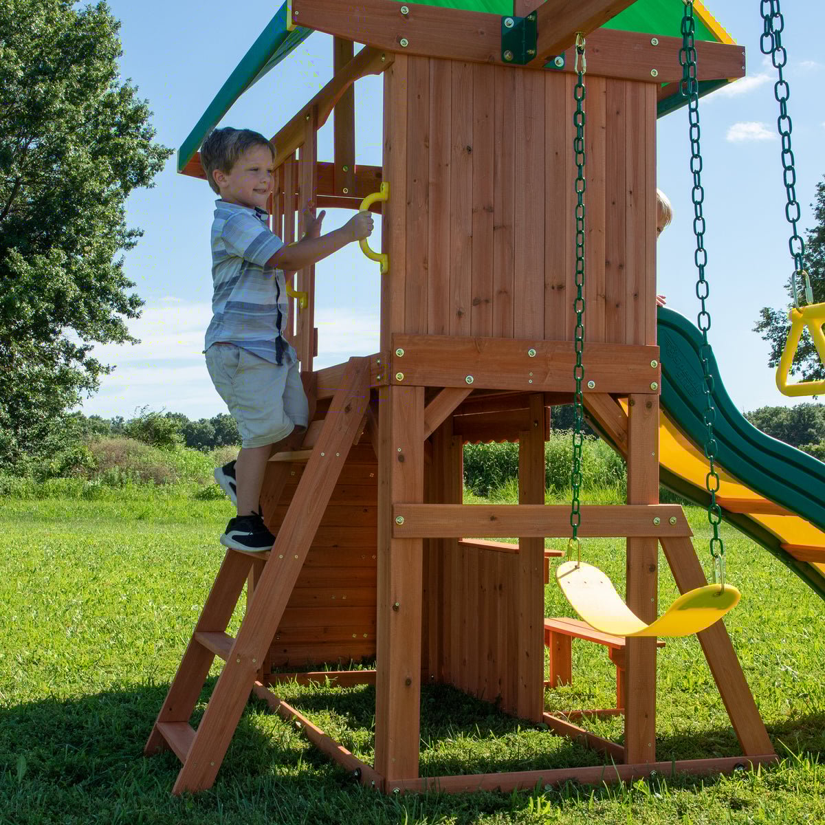 Somerset Wooden Swing Set