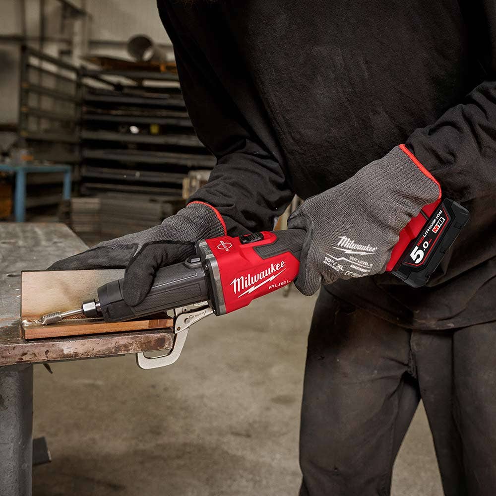 MILWAUKEE 18V FUEL™ 1/4" Braking Die Grinder w/ Slide Switch Skin M18FDGRB0