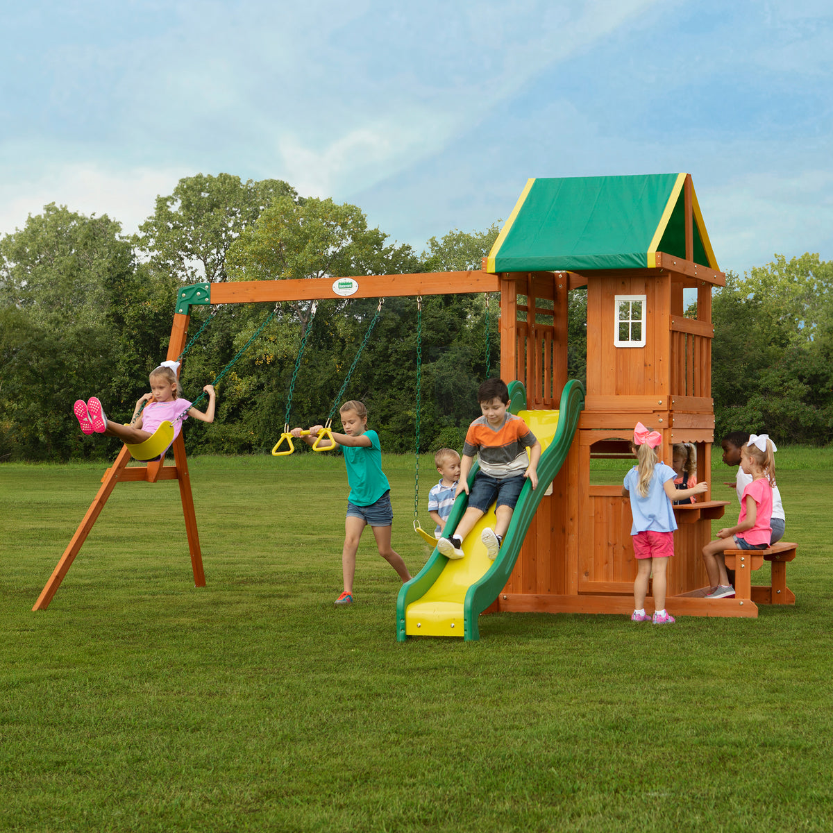 Oakmont Wooden Swing Set