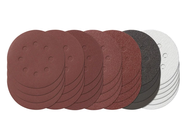 PARKSIDE Set de feuilles abrasives pour ponceuse à bande vibrante ou excentrique