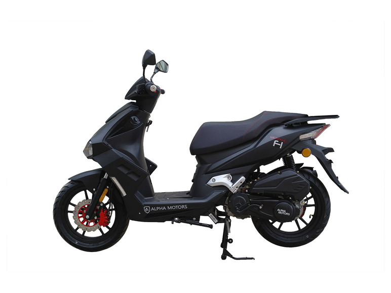 Alpha Motors Motorroller Mustang FI 125 ccm 85 km/h EURO 5, mattschwarz