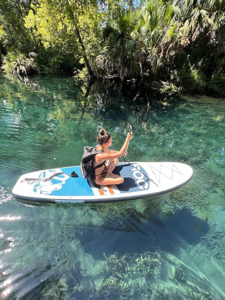 Roc Inflatable Stand Up Paddle Boards with Premium SUP Paddle Board Accessories, Wide Stable Design, Non-Slip Comfort Deck for Youth & Adults