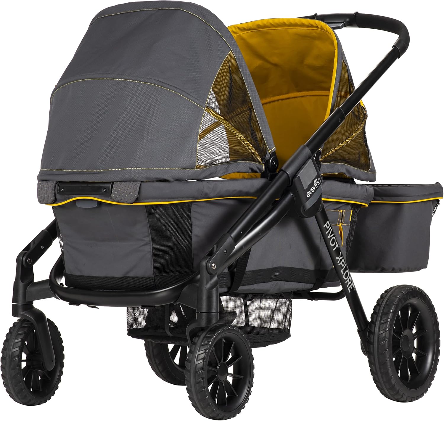 Evenflo Pivot Xplore All-Terrain Stroller Wagon (Adventurer Gray)