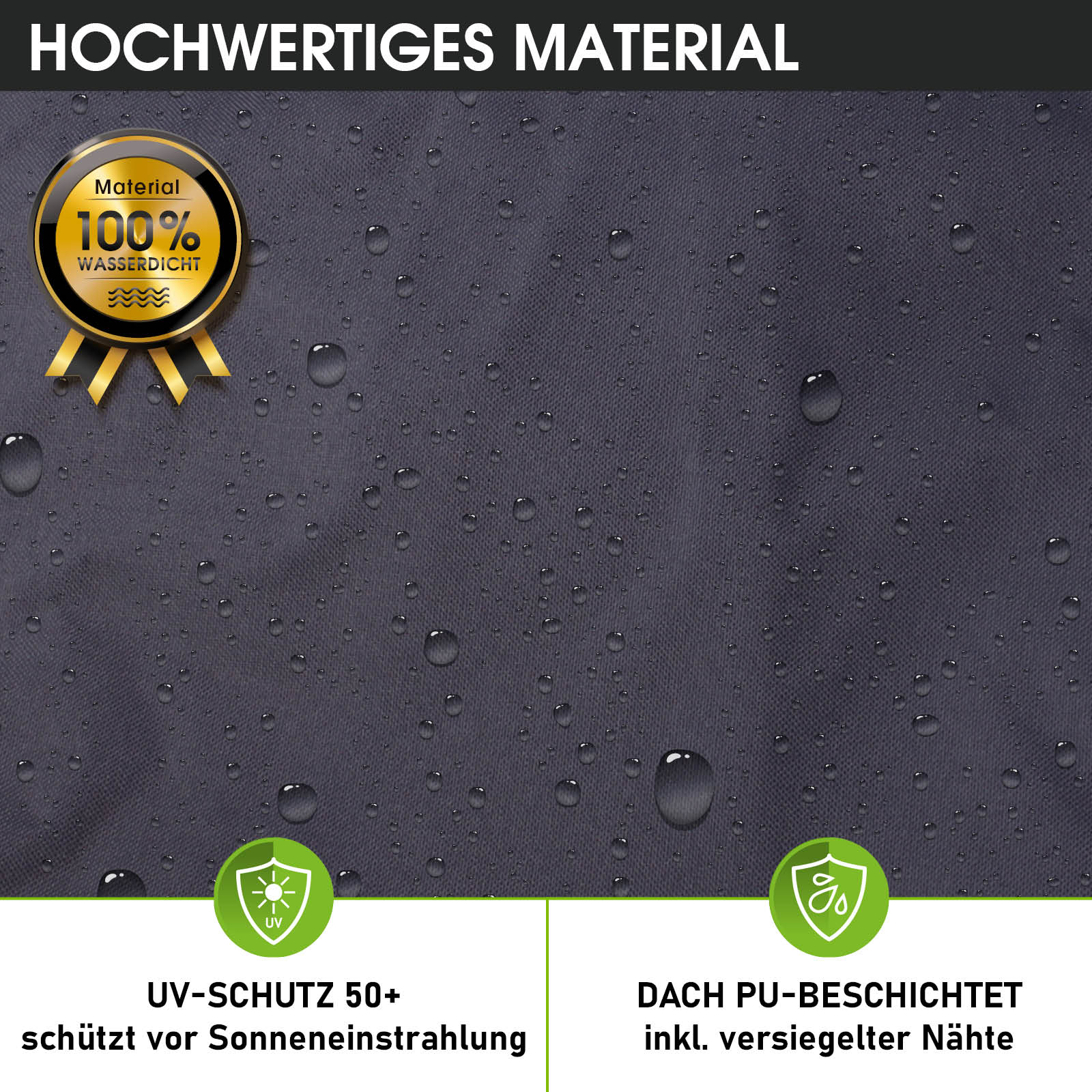 BRAST Alu Pavillon INFINITY 4x4m dunkelgrau