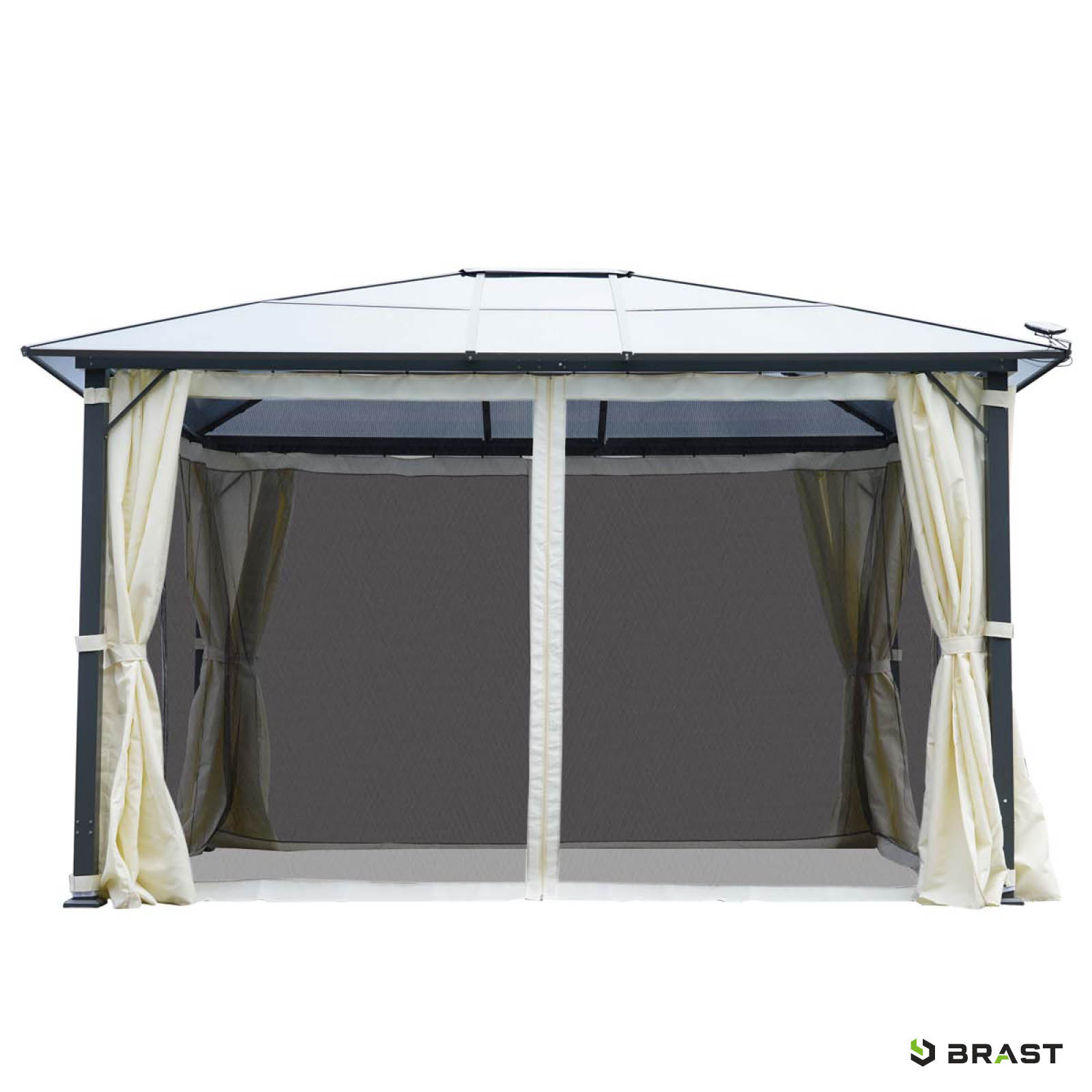 BRAST Alu-Pavillon SUMMERDREAM 3x4m beige inkl. LEDs