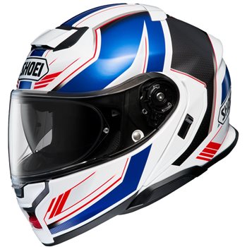 Shoei Neotec 3 Grasp TC10 Flip-Up Front Helmet (White | Blue)