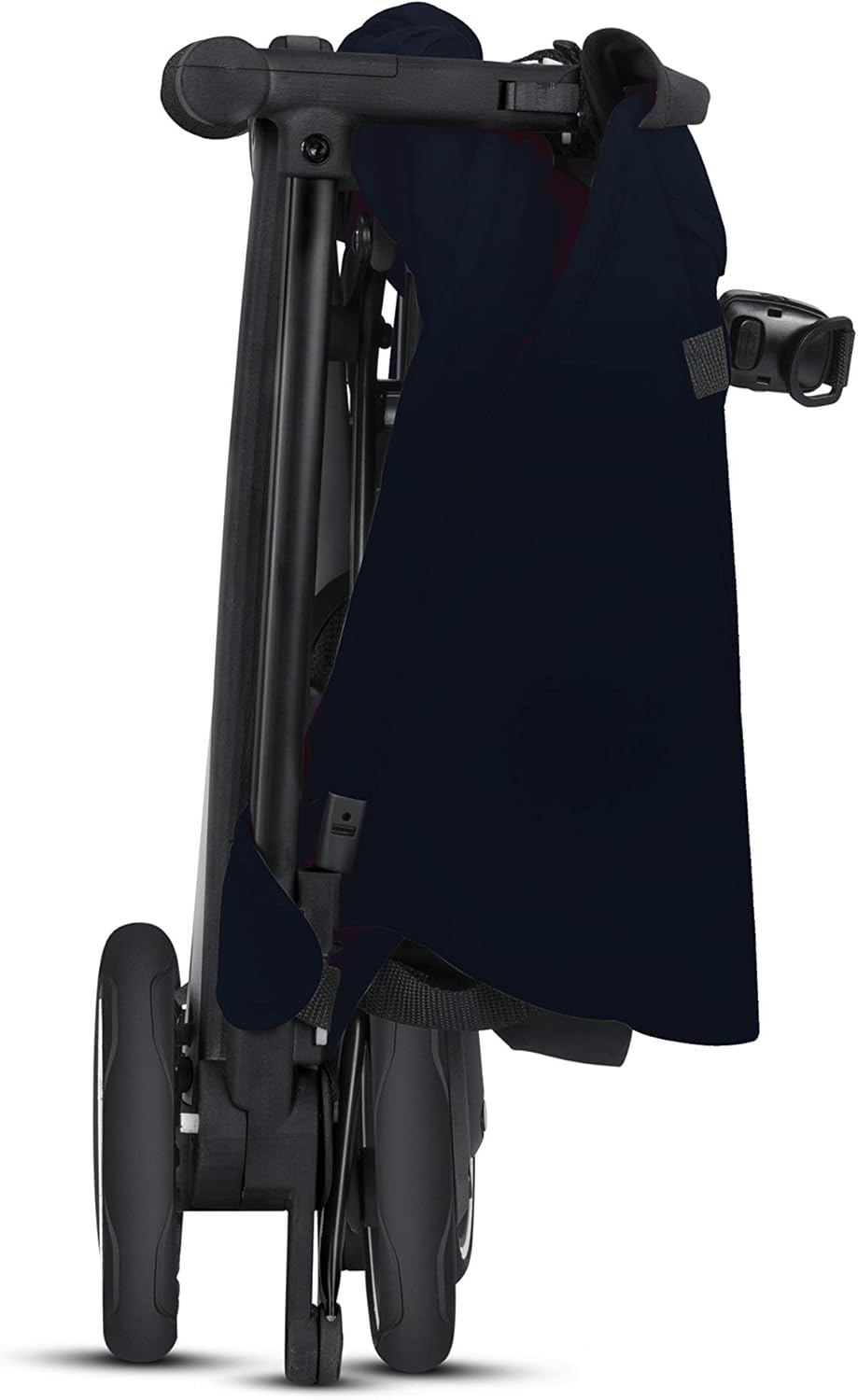 gb Pockit+ All-City Airplane Carry-on Compliant Stroller - Ultra Lightweight, 2-in-1 Travel System Ready with any Cybex Infant Car Seat, Compact Self-Standing Fold, Easy to Carry - Velvet Black