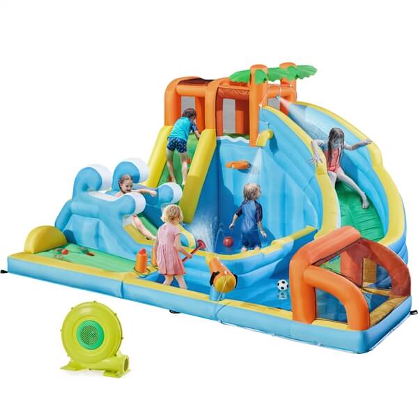 Yaheetech 10 in 1 Inflatable Water Slide