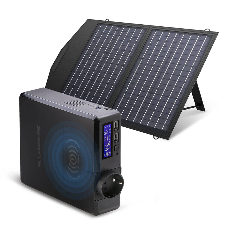 ALLPOWERS Solar Generator Kit 200W (S200 + SP020 60W Solar Panel)