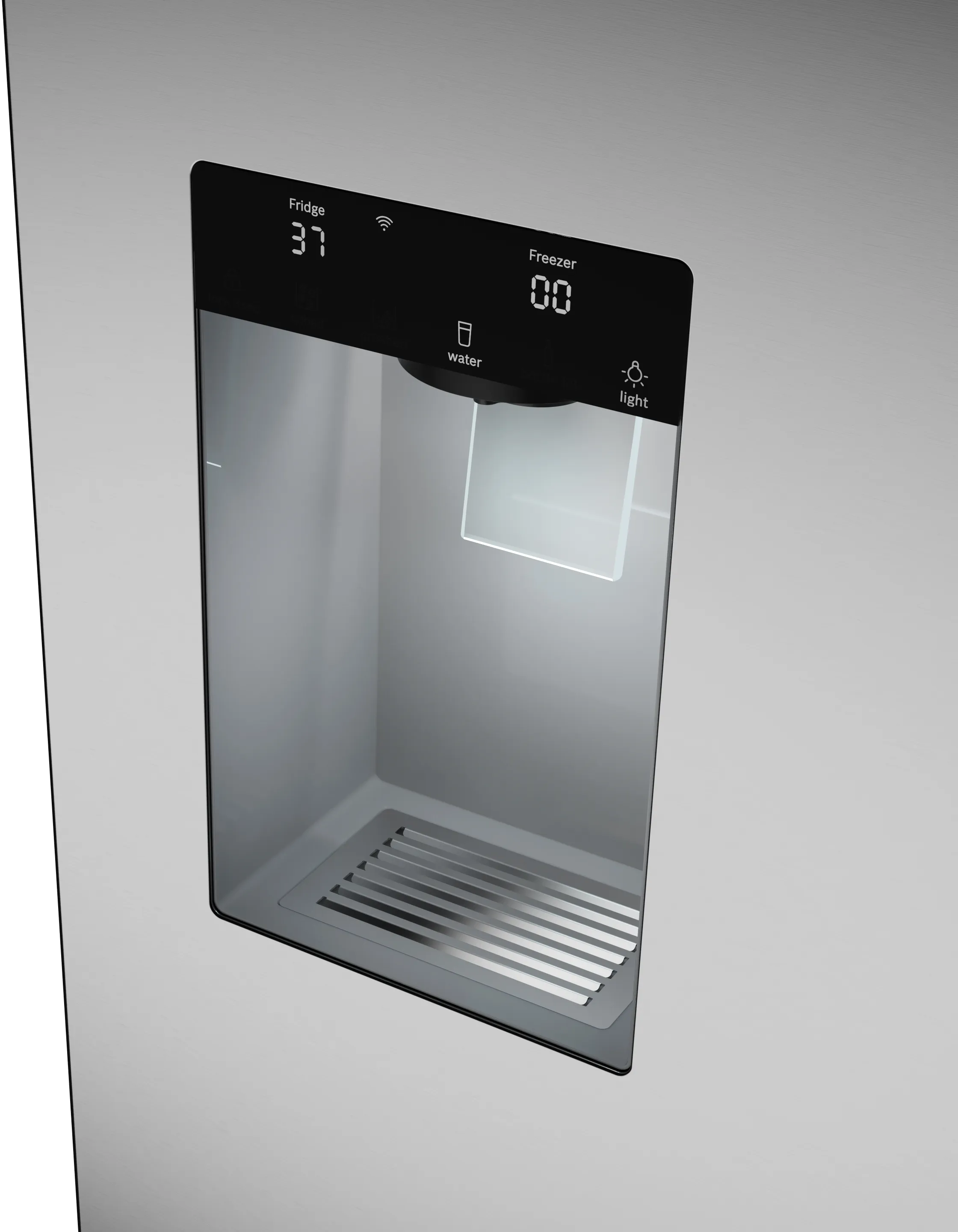 Bosch B36FD10ENS 100 Series French Door Bottom Mount Refrigerator 36'' Stainless steel (with anti-fingerprint). Total No Frost