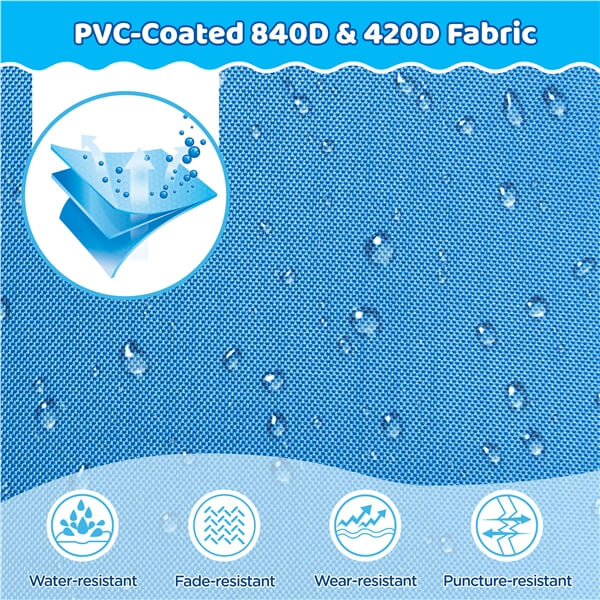 Yaheetech Inflatable Water Slide with Market Stand