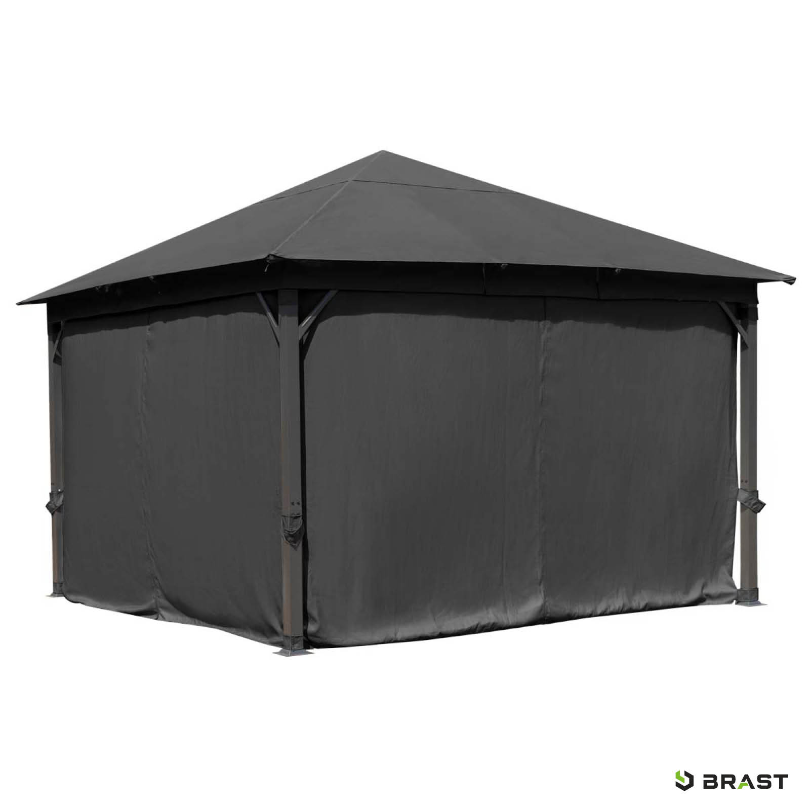 BRAST Alu Pavillon INFINITY 4x4m dunkelgrau