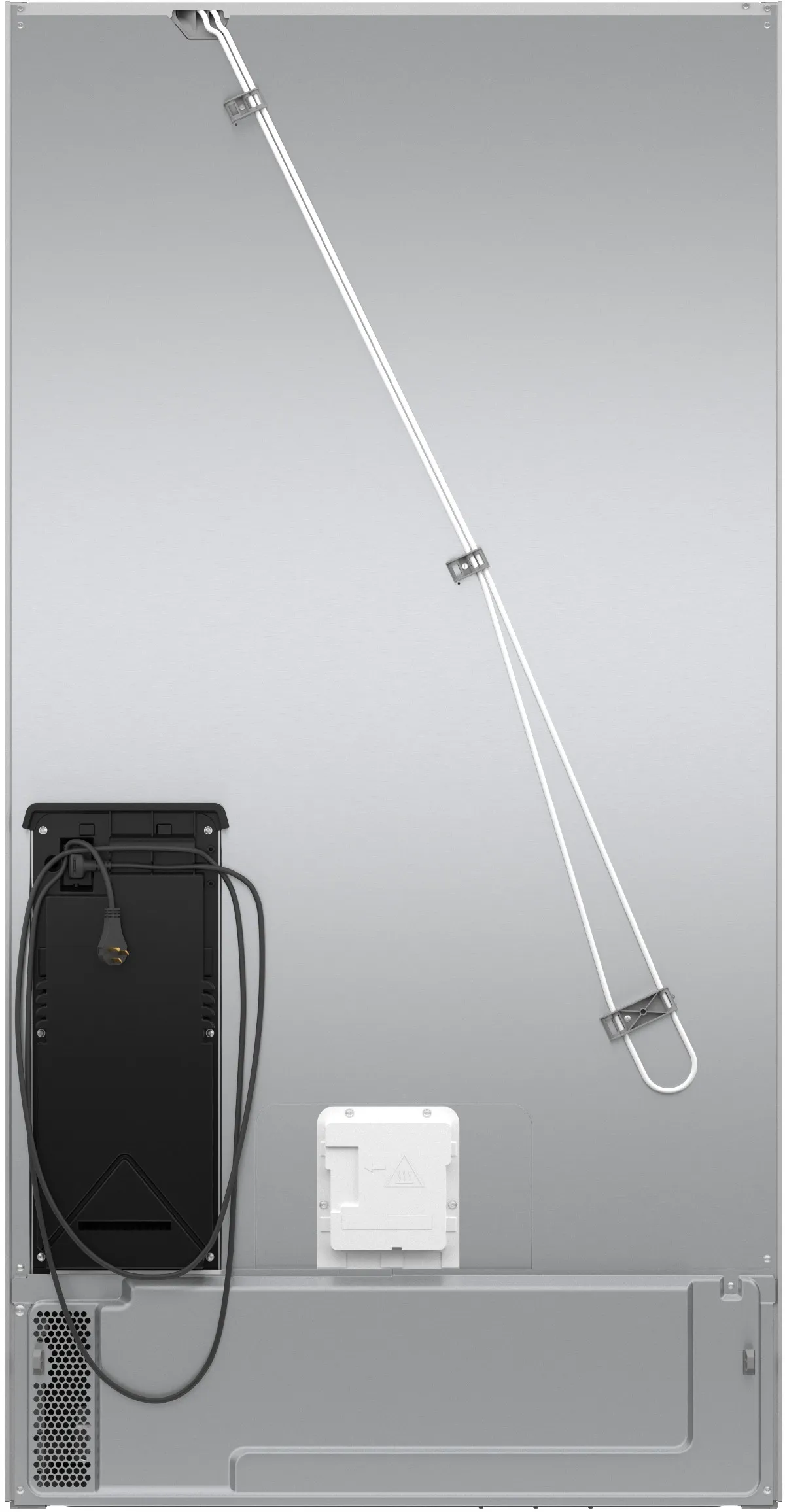 Bosch B36FD10ENS 100 Series French Door Bottom Mount Refrigerator 36'' Stainless steel (with anti-fingerprint). Total No Frost