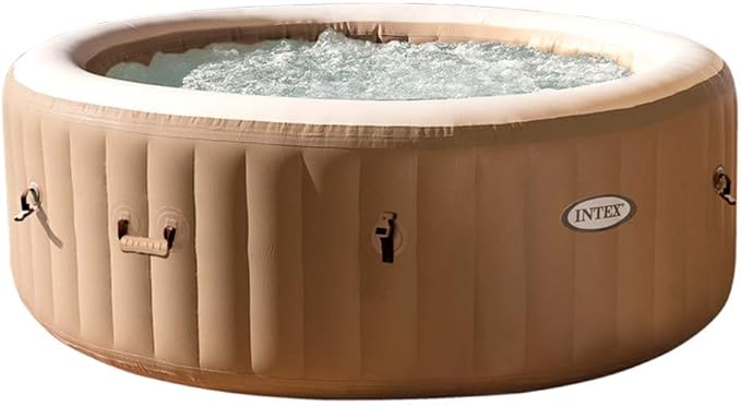 INTEX  28428EX Inflatable Spa. Beige. 4-8 People