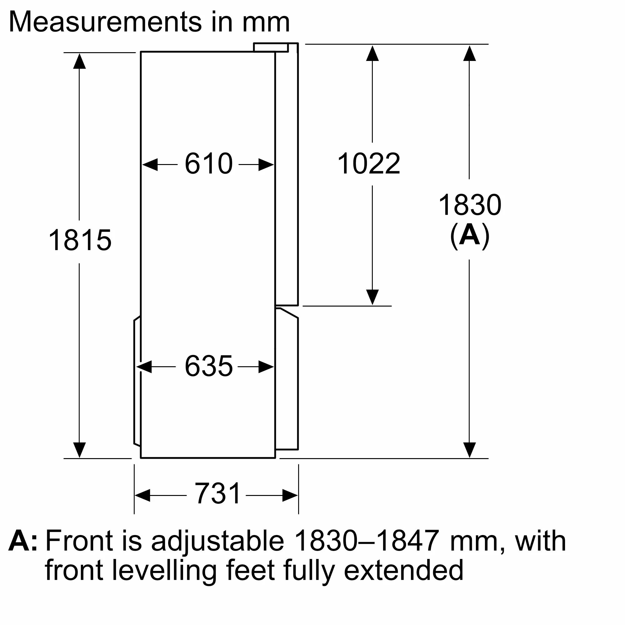 SIEMENS KF96DPXEA iQ700 French door bottom freezer. multi door 183 x 90.5 cm Brushed black steel antiFingerprint. Total noFrost